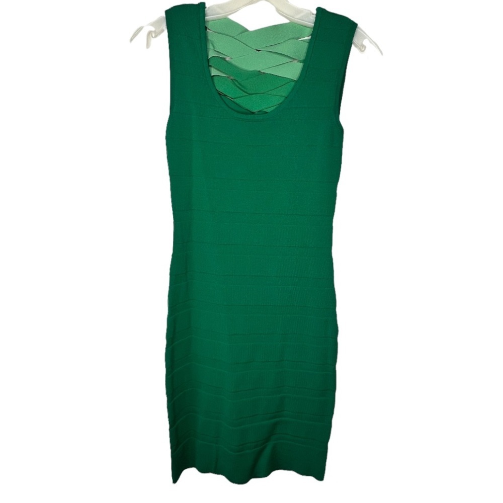 Wow‎ Couture Green Bandage Dress